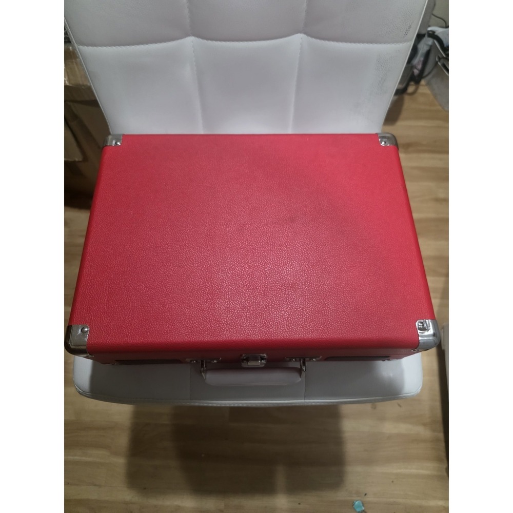 Crosley CR8065D-RE Red Bluetooth Turntable Record Player, Pitch & Volume Control - Picture 3 of 6
